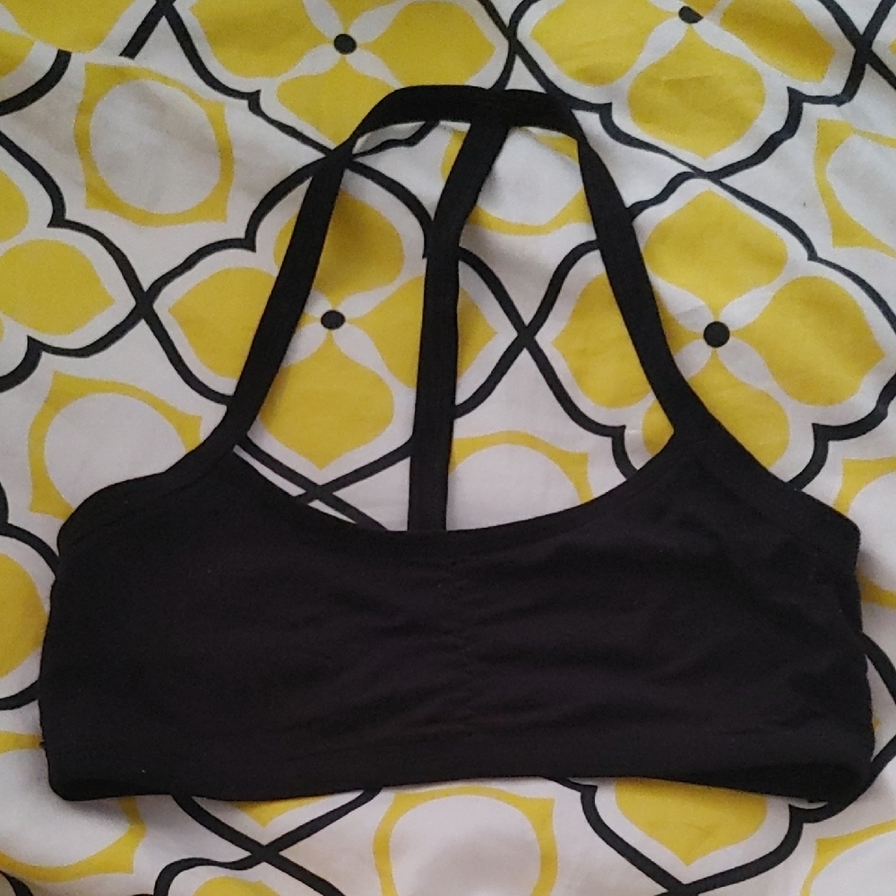T-back Strappy Bralette Small Black